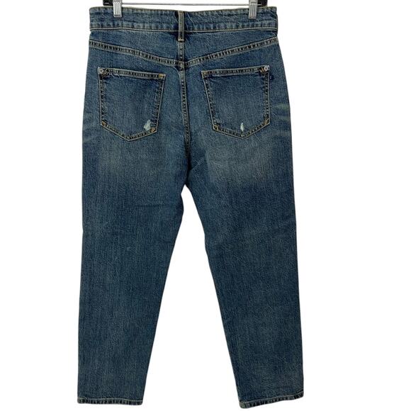 ANTHROPOLOGIE PILCRO The Borrowed Boyfriend Patchwork Jean 28 - Picture 3 of 16